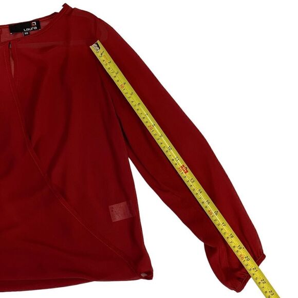Laura Red Crossover Top - Picture 9 of 9